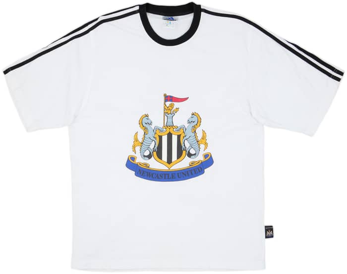 1998-00 Newcastle adidas Cotton Tee - 8/10 - (L)