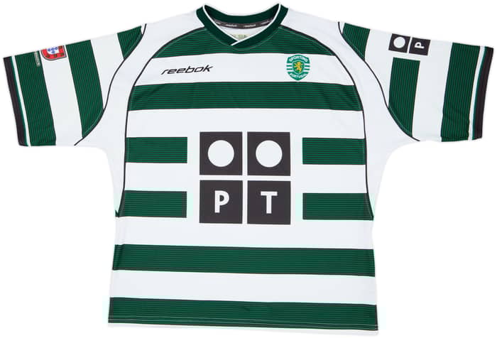 2002-03 Sporting CP Home Shirt - 8/10 - (L)