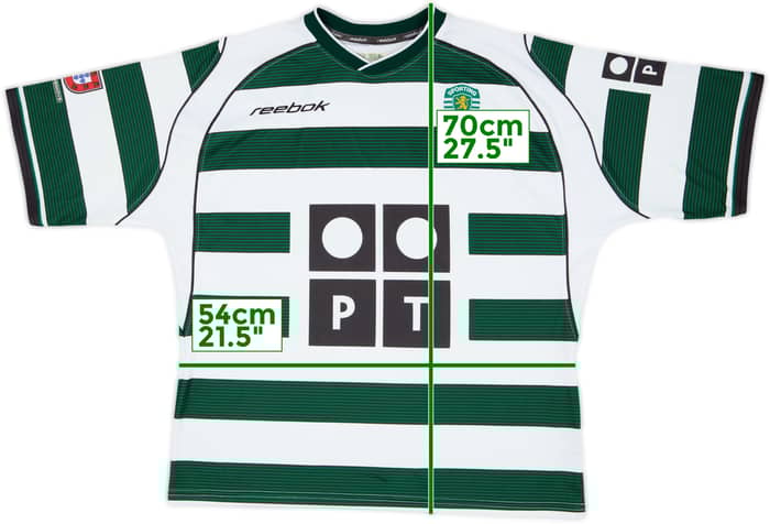 2002-03 Sporting CP Home Shirt - 8/10 - (L)