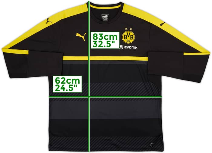 2015-16 Borussia Dortmund Puma Sweat Top - 8/10 - (3XL)