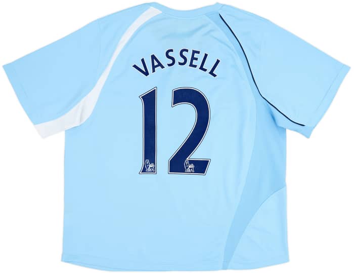 2008-09 Manchester City Home Shirt Vassell #12 - 8/10 - (XXL)