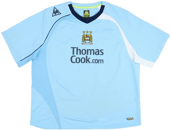 2008-09 Manchester City Home Shirt Vassell #12 - 8/10 - (XXL)