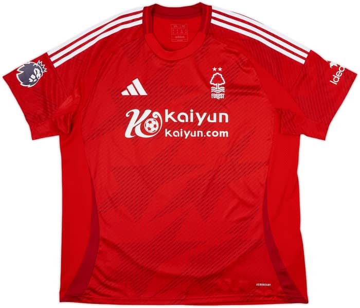 2024-25 Nottingham Forest Home Shirt Wood #11 - 9/10 - (XXL)