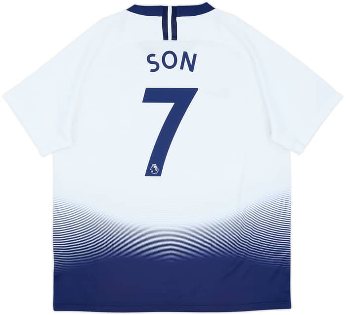 2018-19 Tottenham Home Shirt Son #7 - 8/10 - (XL)