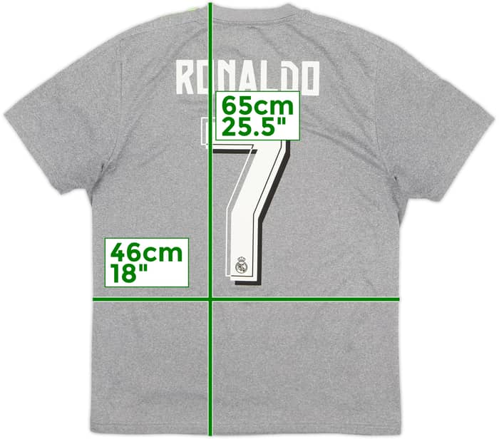 2015-16 Real Madrid Away Shirt Ronaldo #7 - 7/10 - (S)