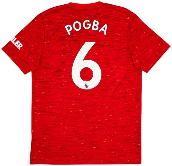2020-21 Manchester United Home Shirt Pogba #6 - 9/10 - (L)
