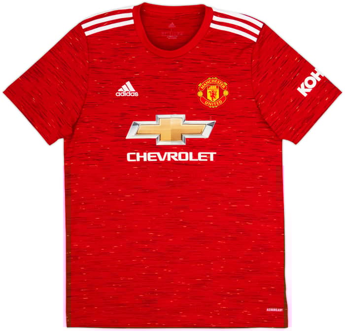 2020-21 Manchester United Home Shirt Pogba #6 - 9/10 - (L)