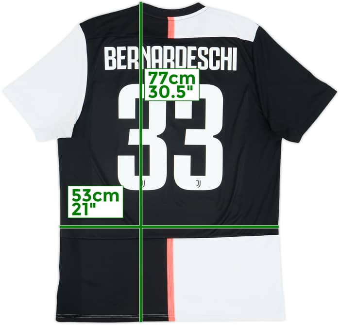 2019-20 Juventus Home Shirt Bernardeschi #33 - 8/10 - (L)