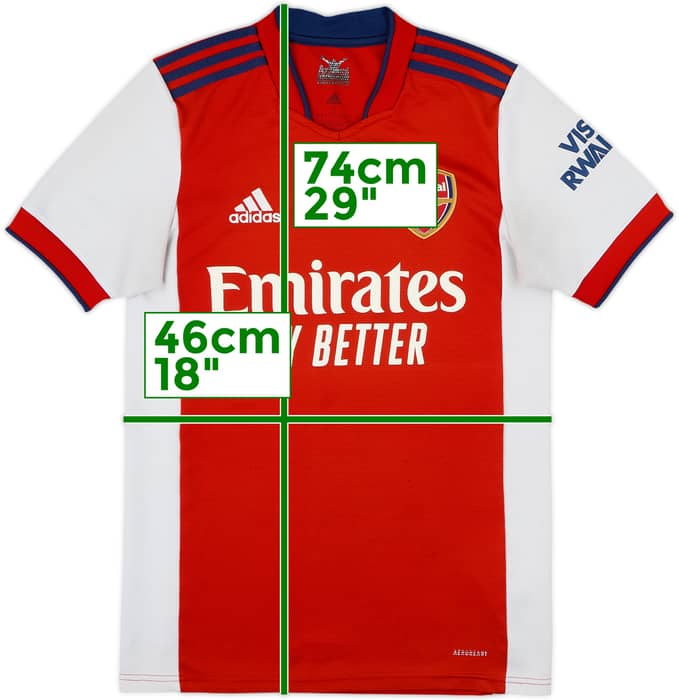 2021-22 Arsenal Home Shirt - 5/10 - (S)