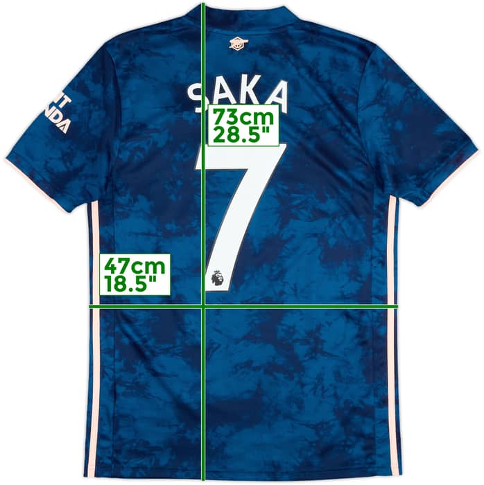 2020-21 Arsenal Third Shirt Saka #7 - 8/10 - (S)