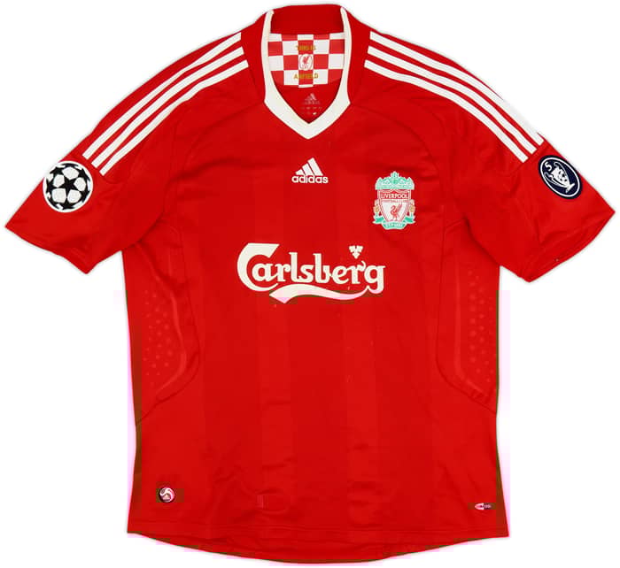 2008-10 Liverpool Home Shirt Gerrard #8 - 6/10 - (L)