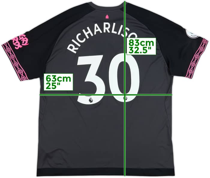 2018-19 Everton Away Shirt Richarlison#30 - 9/10 - (3XL)