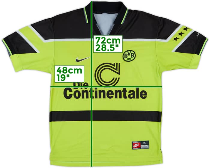 1997-98 Borussia Dortmund Home Shirt - 5/10 - (S)