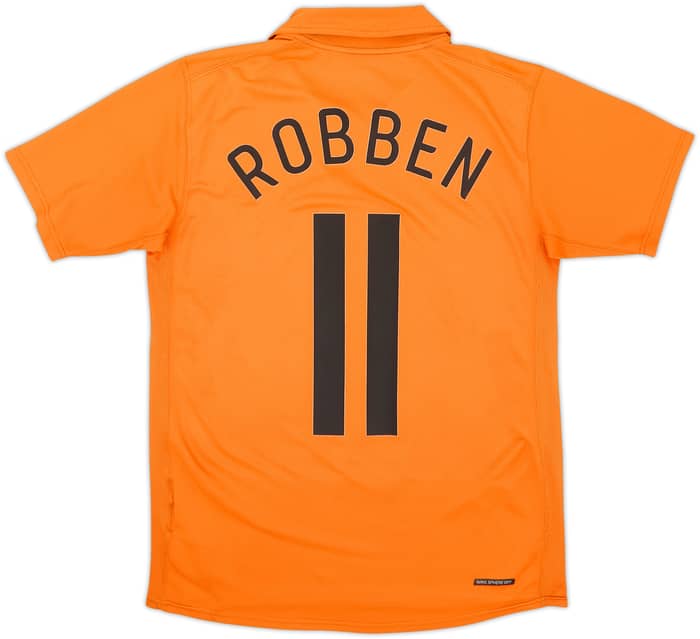 2006-08 Netherlands Home Shirt Robben #11 - 6/10 - (XL.Boys)