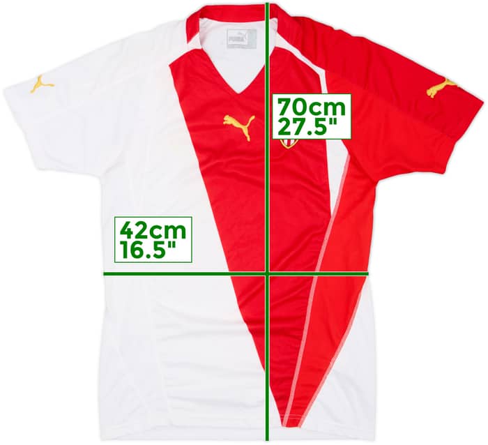 2004-06 Monaco Home Shirt - 7/10 - (XL.Boys)