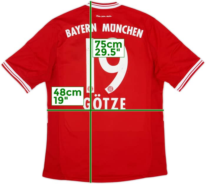 2013-14 Bayern Munich Home Shirt Gotze #19 - 5/10 - (M)