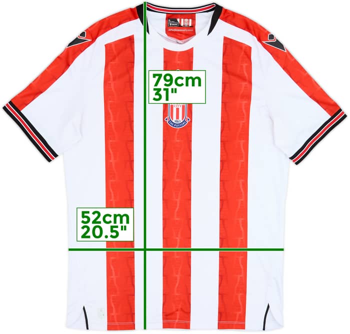 2024-25 Stoke City Home Shirt - 10/10 - (XL)