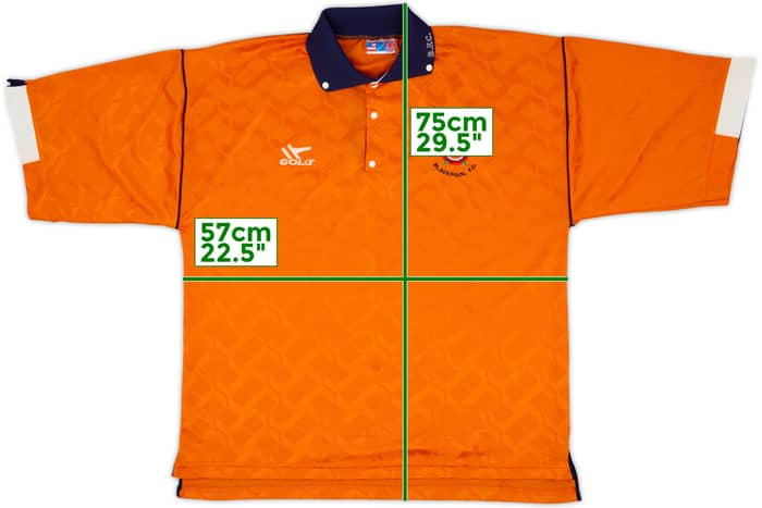 1991-93 Blackpool Home Shirt - 8/10 - (L)