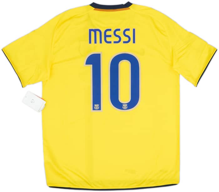 2008-10 Barcelona Away Shirt Messi #10 (L)
