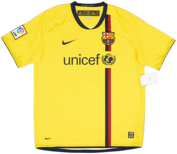 2008-10 Barcelona Away Shirt Messi #10 (L)