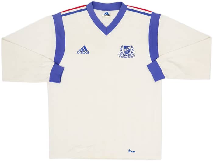 1999-00 adidas Template L/S Shirt (Yokohama Marinos) - 6/10 - (XL)