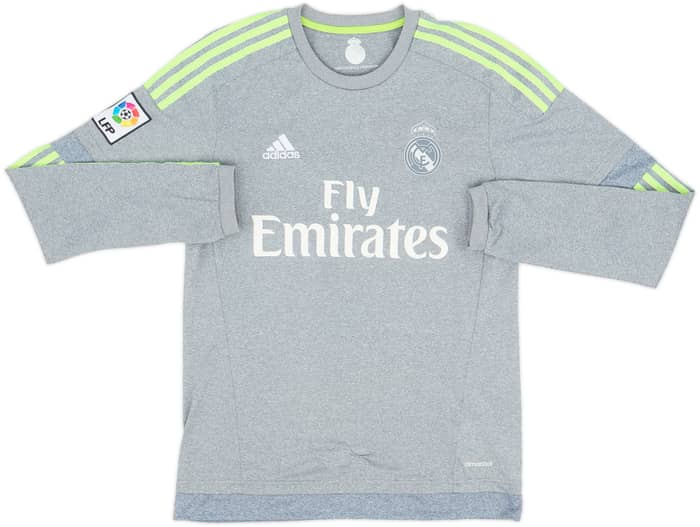 2015-16 Real Madrid Away L/S Shirt Ronaldo #7 - 8/10 - (S)