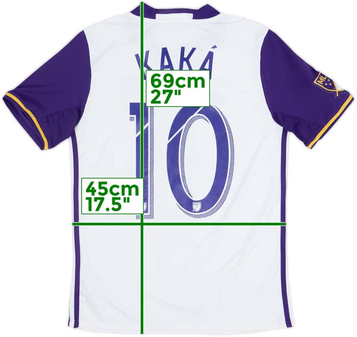 2016 Orlando City Away Shirt Kaka #10 - 7/10 - (XL.Boys)