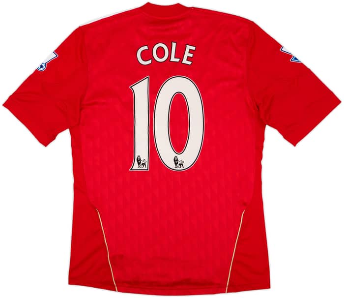2010-12 Liverpool Home Shirt Cole #10 - 8/10 - (M)