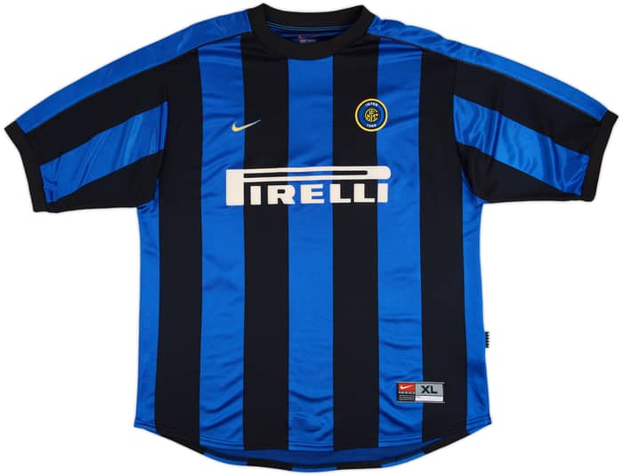1999-00 Inter Milan Camiseta Local Ronaldo #9 - 9/10 - (XL)