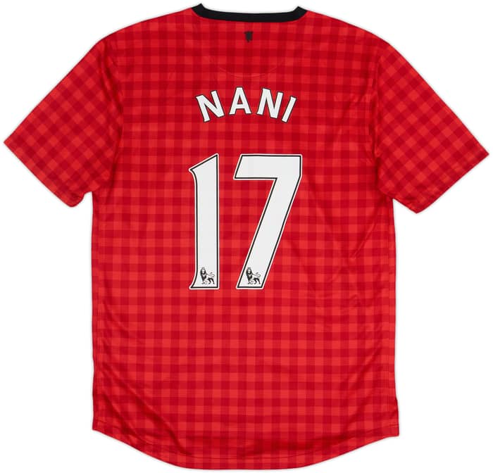 2012-13 Manchester United Home Shirt Nani #17 - 8/10 - (M)