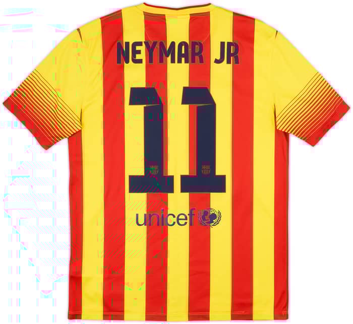 2013-15 Barcelona Away Shirt Neymar Jr #11 - 8/10 - (M)