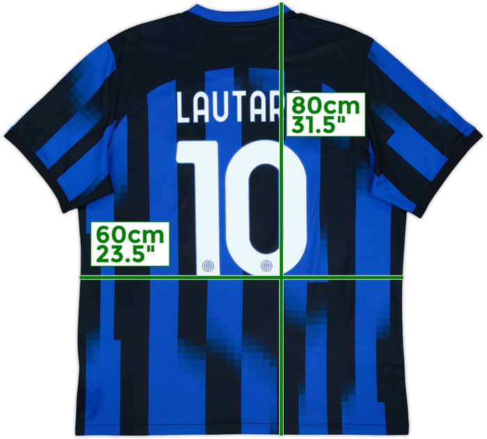 2023-24 Inter Milan Home Shirt Lautaro #10 - 10/10 - (XL)