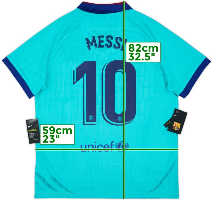 2019-20 Barcelona Third CL Shirt Messi #10 (XL)