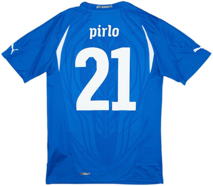 2010-12 Italy Home Shirt Pirlo #21 (M)