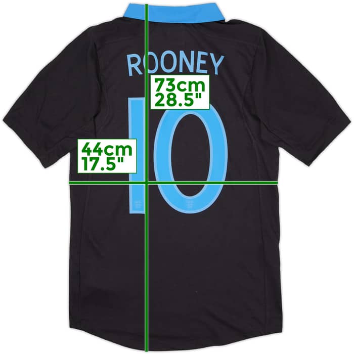 2011-12 England Away Shirt Rooney #10 (S)