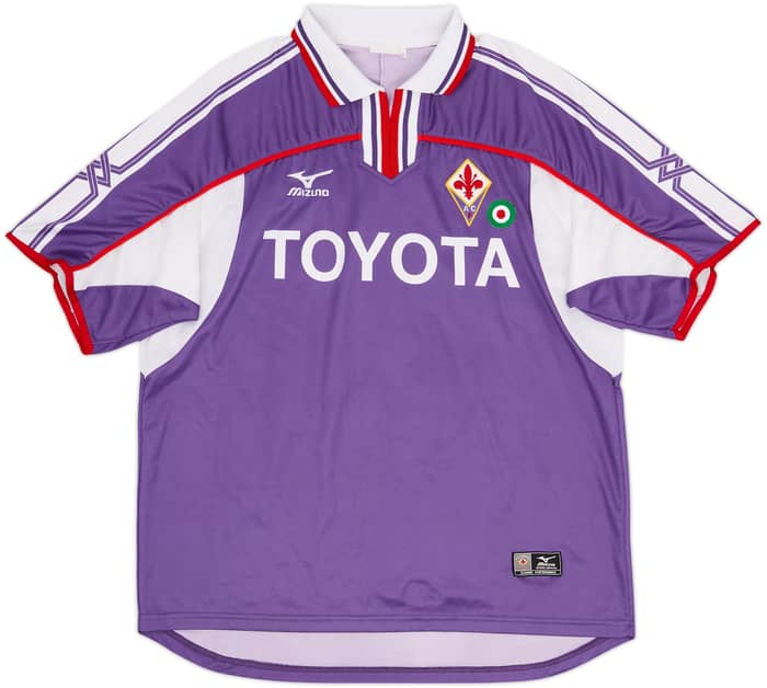 2001-02 Fiorentina Home Shirt Nuno Gomes #21 - 5/10 - (XL)