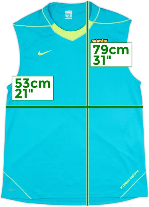 2007-08 Barcelona Nike Training Vest - 9/10 - (L)