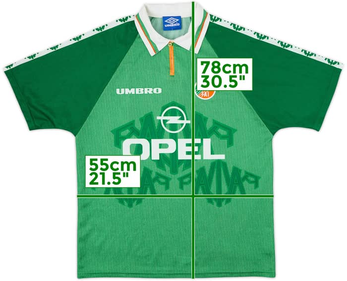 1996-98 Ireland Home Shirt #10 - 7/10 - (L)