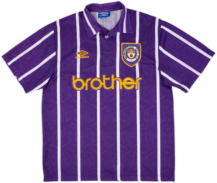 1993-94 Manchester City Away Shirt - 8/10 - (L)