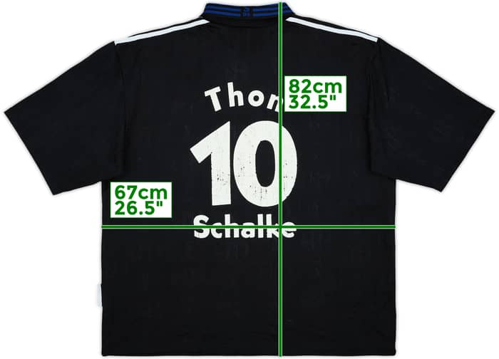 1997-98 Schalke Away Shirt Thon #10 - 6/10 - (XXL)