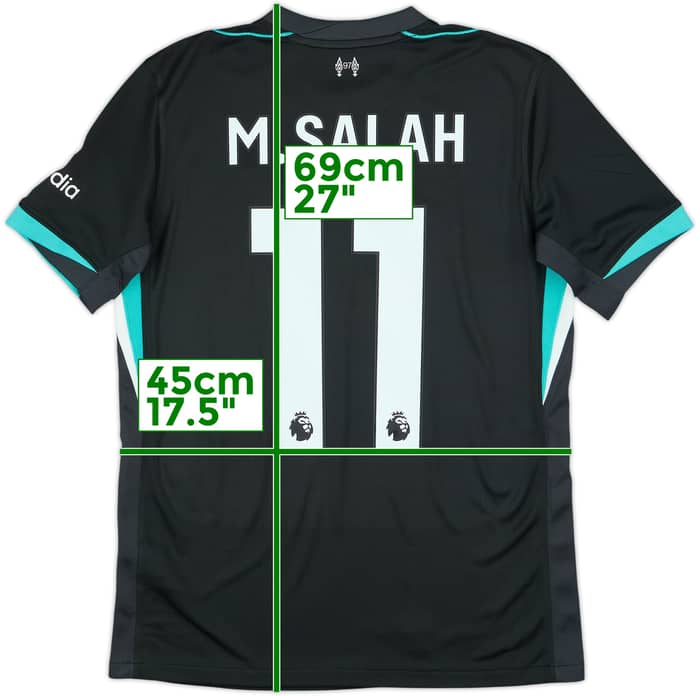 2024-25 Liverpool Away Shirt M.Salah #11 - 10/10 - (XL.Boys)