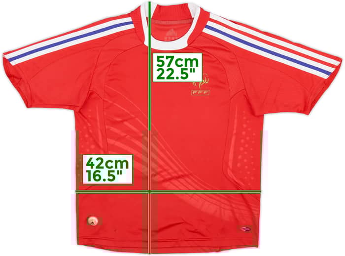 2007-08 France Away Shirt - 8/10 - (S.Boys)