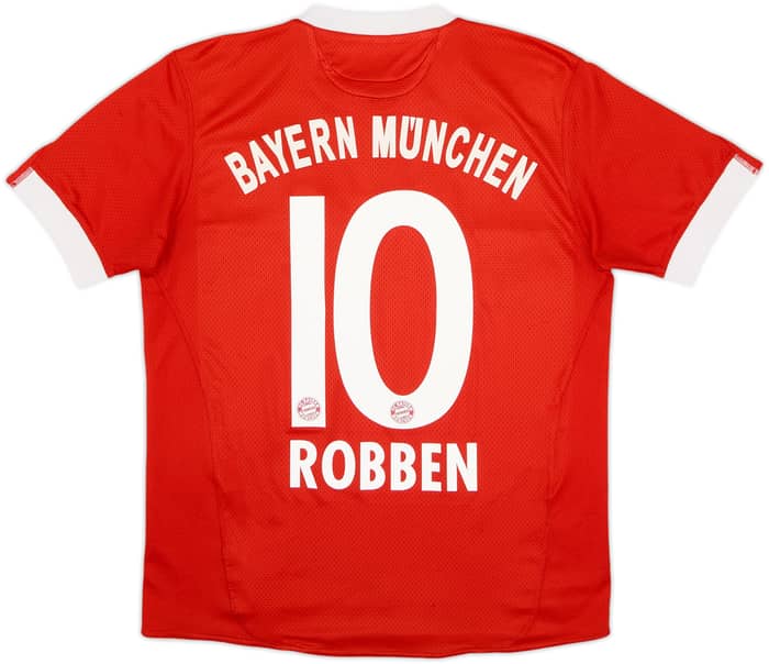 2009-10 Bayern Munich Home Shirt Robben #10 - 6/10 - (XL.Boys)