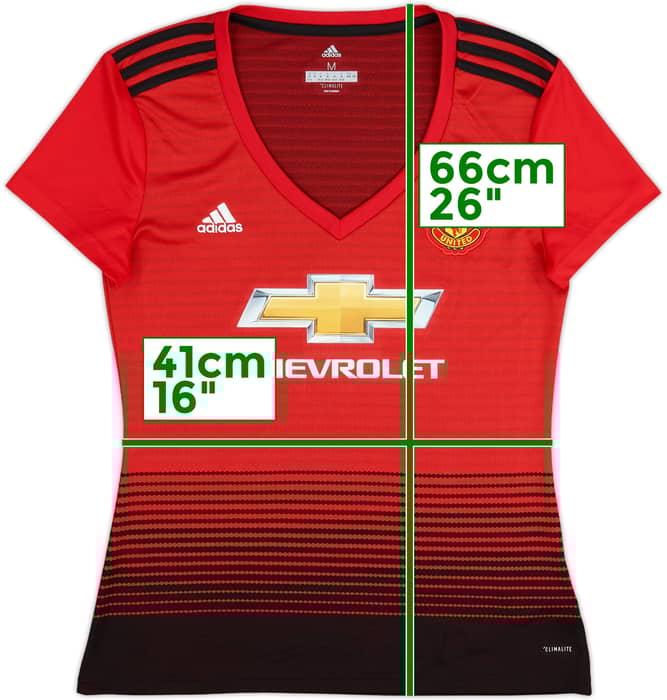 2018-19 Manchester United Home Shirt - 10/10 - (Women's M)