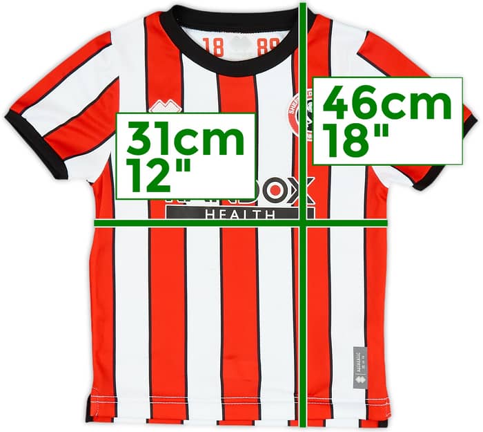 2022-23 Sheffield United Home Shirt - 8/10 - (3-4 Years)