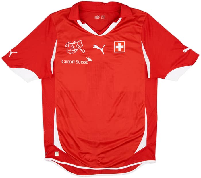 2010-11 Switzerland Home Shirt - 7/10 - (M)