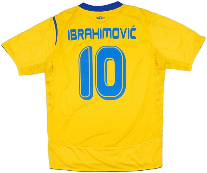 2005-06 Sweden Home Shirt Ibrahimovic #10 - 10/10 - (L)