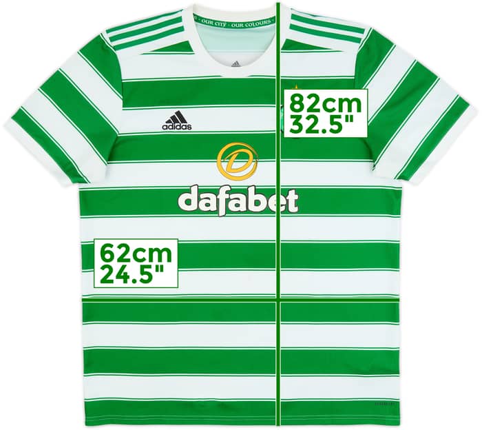 2021-22 Celtic Home Shirt - 9/10 - (XL)