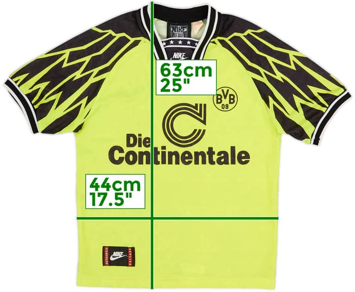 1994-95 Borussia Dortmund Home Shirt - 8/10 - (L.Boys)