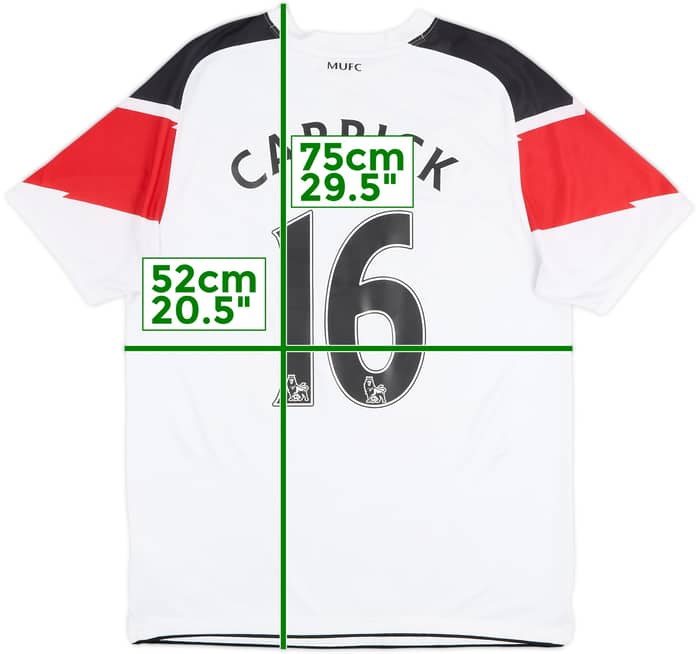 2010-12 Manchester United Away Shirt Carrick #16 - 6/10 - (M)